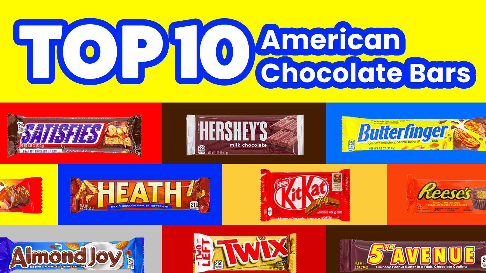 Top 10 American Chocolate Bars