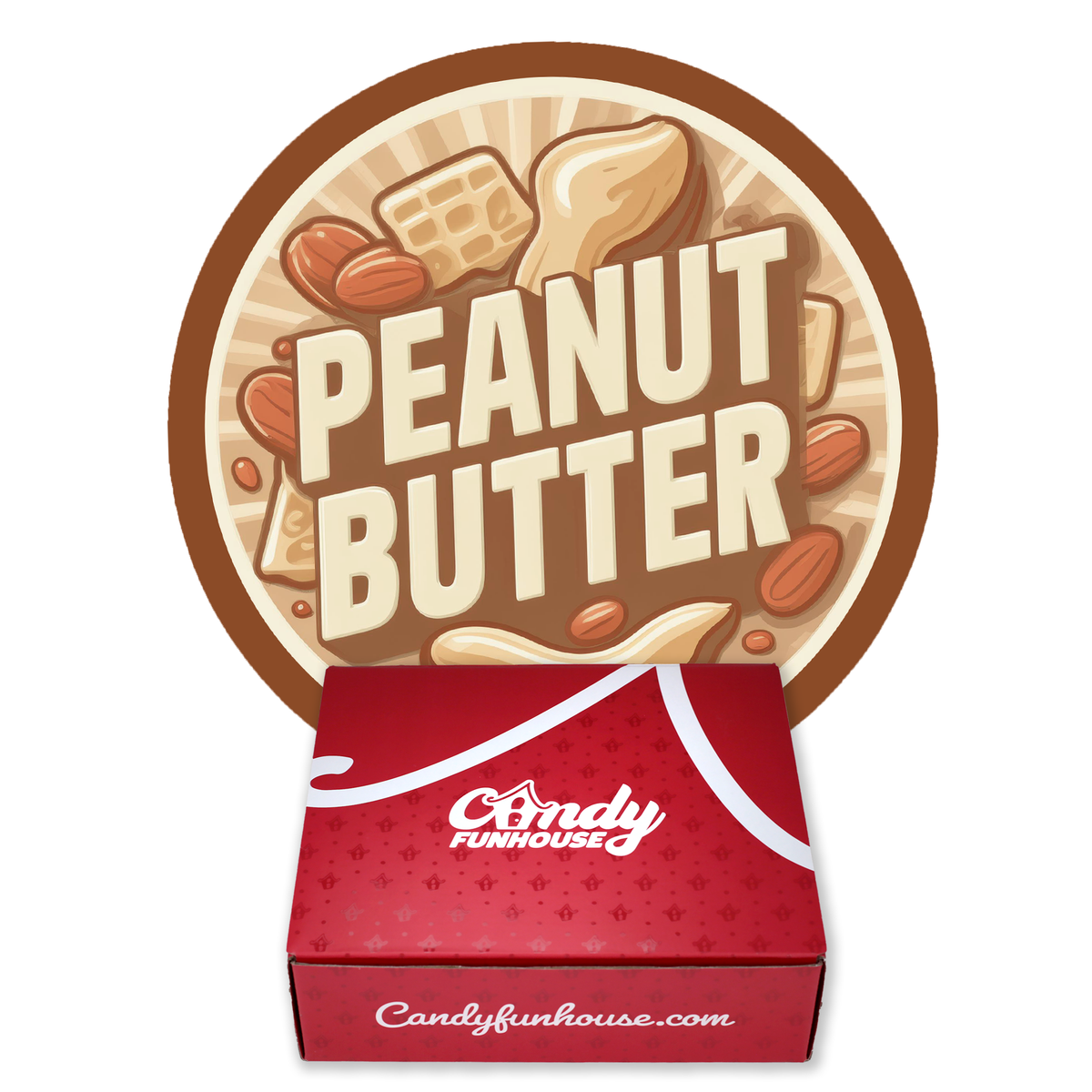 Peanut Butter Candy Funbox - Peanut Butter Candy - Peanut Butter Chocolate - Peanut Butter Snacks