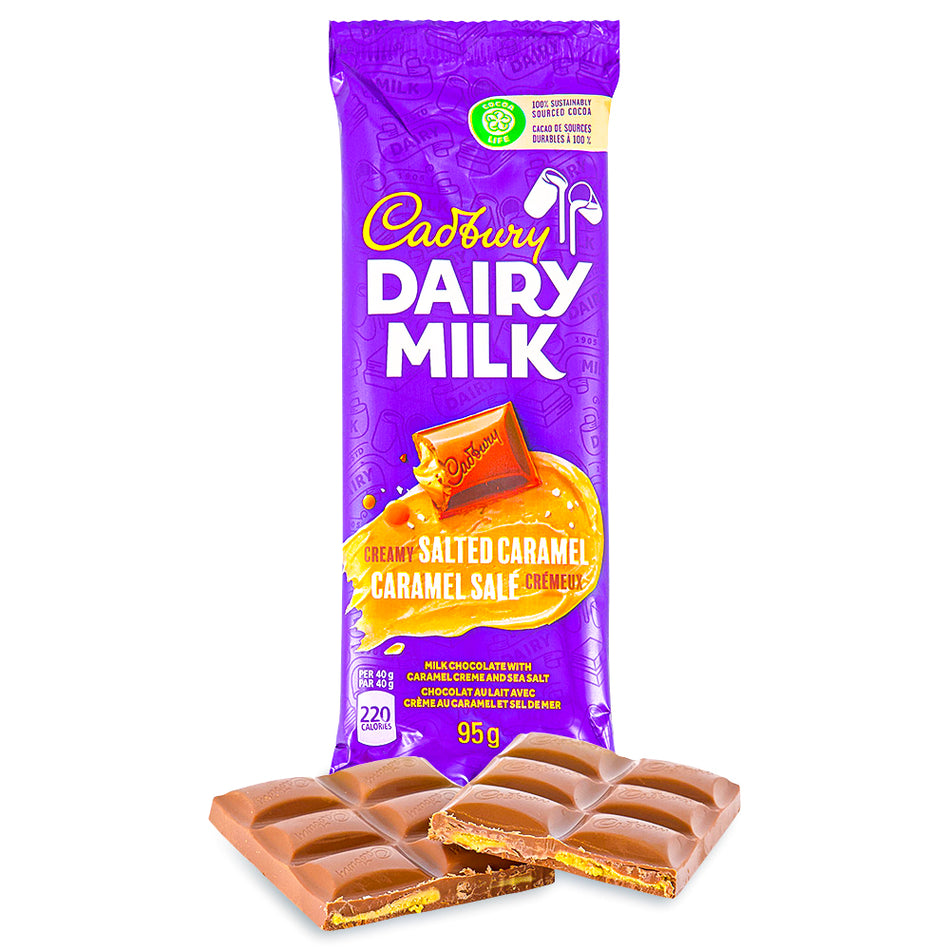 Cadbury Dairy Milk Creamy Salted Caramel Bars - 95g