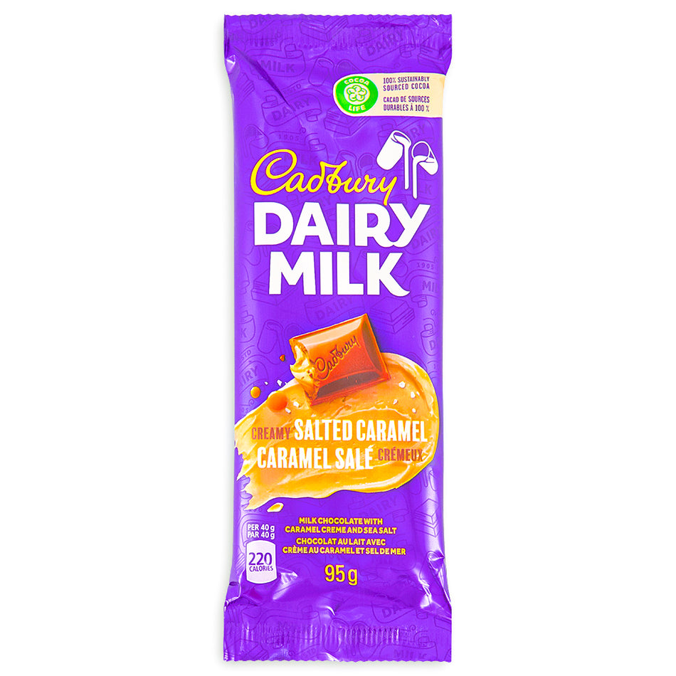 Cadbury Dairy Milk Creamy Salted Caramel Bars - 95g