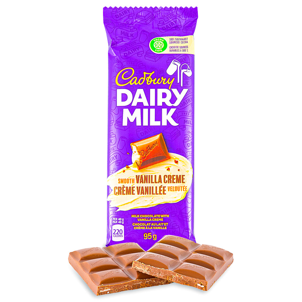 Cadbury Dairy Milk Smooth Vanilla Creme Bar - 95g