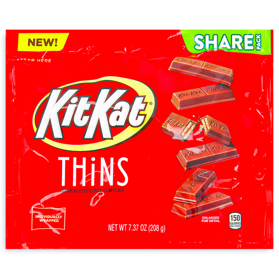 Kit Kat Thins Hazelnut Share Bag, kit kat, kit kat chocolate, kit kat chocolate bar, kit kat thins, kit kat hazelnut, hazelnut kit kat