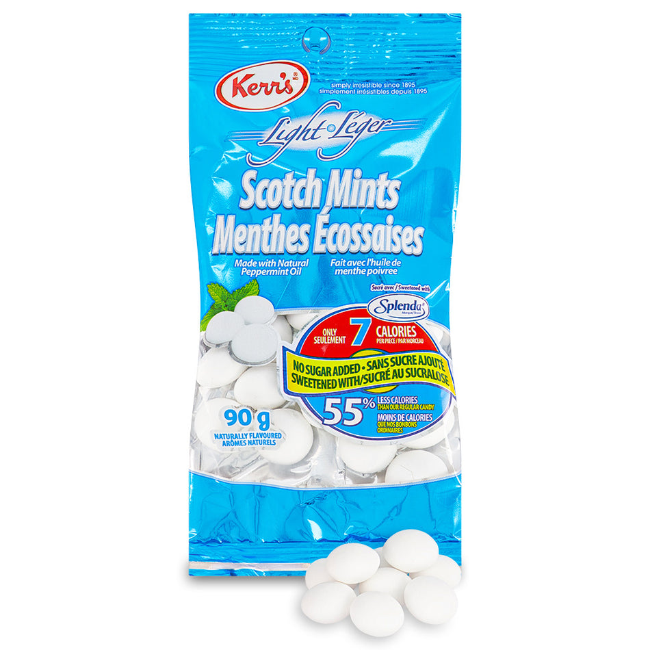 Kerr's Light Scotch Mints No Sugar Added - 90g