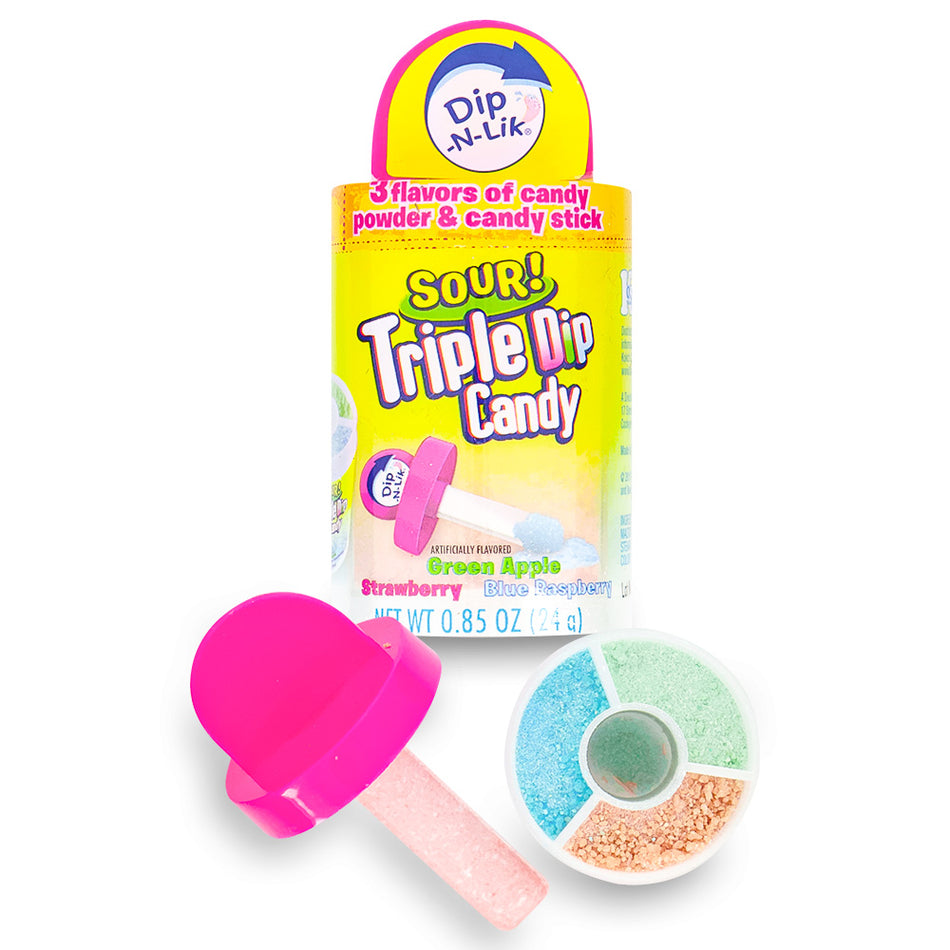 Dip-N-Lik Triple Dip Sour Candy - .85oz