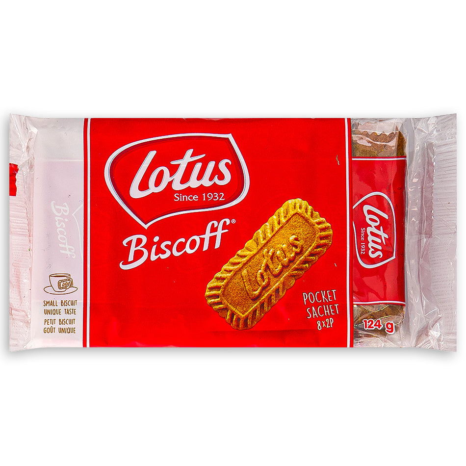 Lotus Biscoff 8x2pcs - 124g-Lotus Biscoff-Lotus Biscoff cookies-Airplane cookies