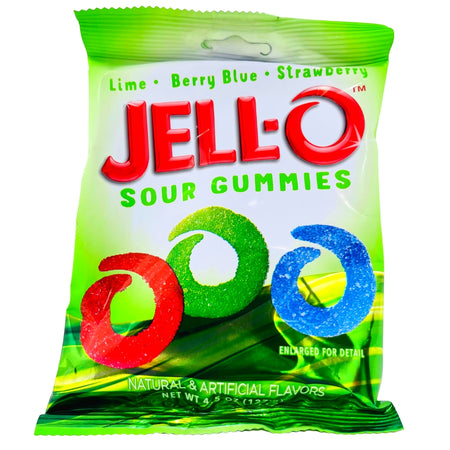 Jell-O Sour Gummies - 127g