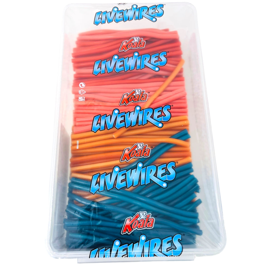 Livewire Assorted Cables - 1.2kg-Bulk candy-Sour candy-Blue raspberry-Licorice