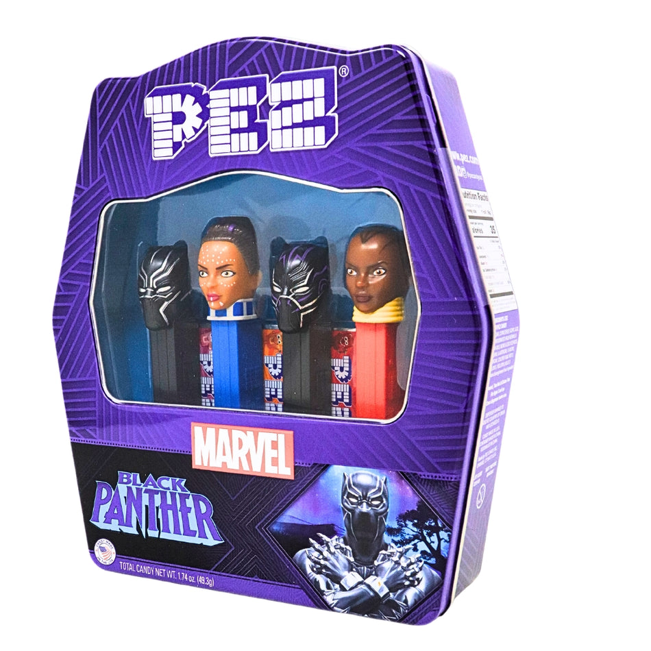 Pez Black Panther Gift Tin