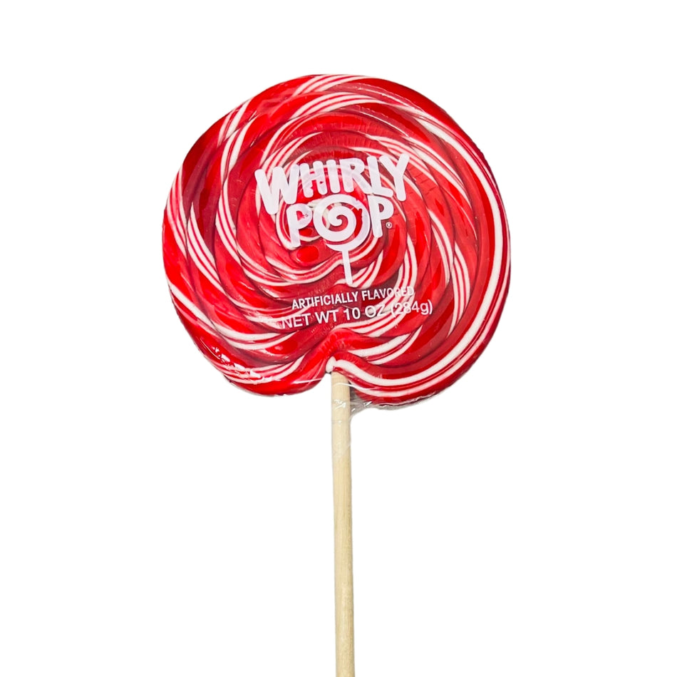 Adam & Brooks Whirly Pop Red & White - 10oz