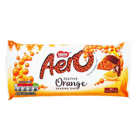 Christmas Aero Festive Orange Sharing Bar UK - 90g