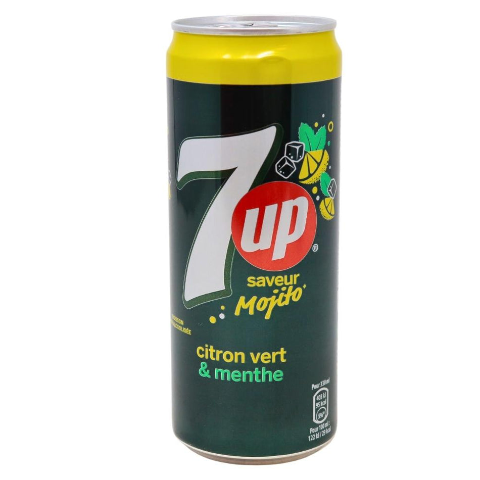 7up Mojito (France) - 330mL - French Candy - Virgin Mojito - Soda