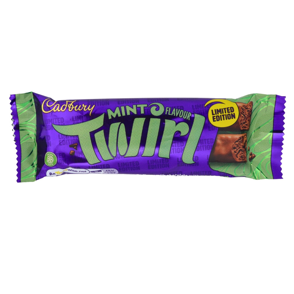 Cadbury Twirl Mint - 43g -Cadbury Chocolate - Cadbury - Mint Chocolate