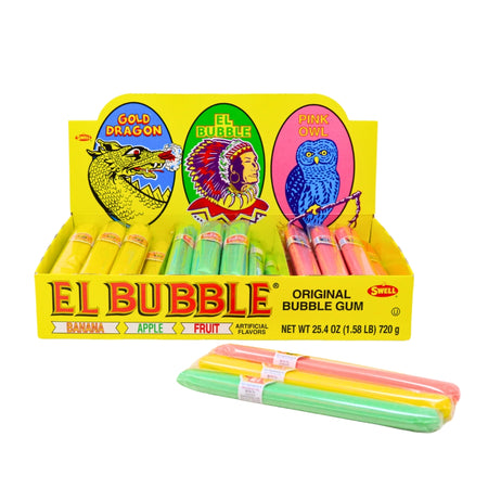 El-Bubble Bubble Gum Cigars Original, El-Bubble Bubble Gum Cigars Original, Sweet nostalgia and joy, Unwrap memories and flavors, Classic taste and iconic treat, Delightful blend of fruity sweetness, Sweet escape to the past, bubble gum cigars, cigar bubble gum