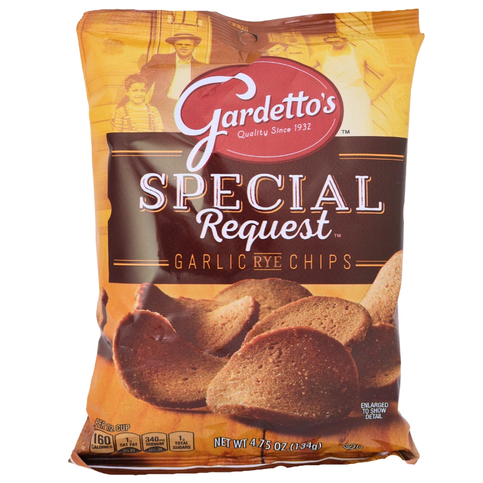 Gardettos Roasted Garlic - 4.75oz - Gardettos - Rye Chips - Garlic Chips