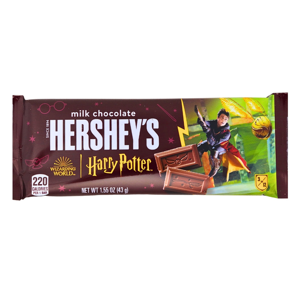 Herhsey's Milk Chocolate Harry Potter - 1.55oz-Hershey's Bar-Milk Chocolate-Harry Potter candy