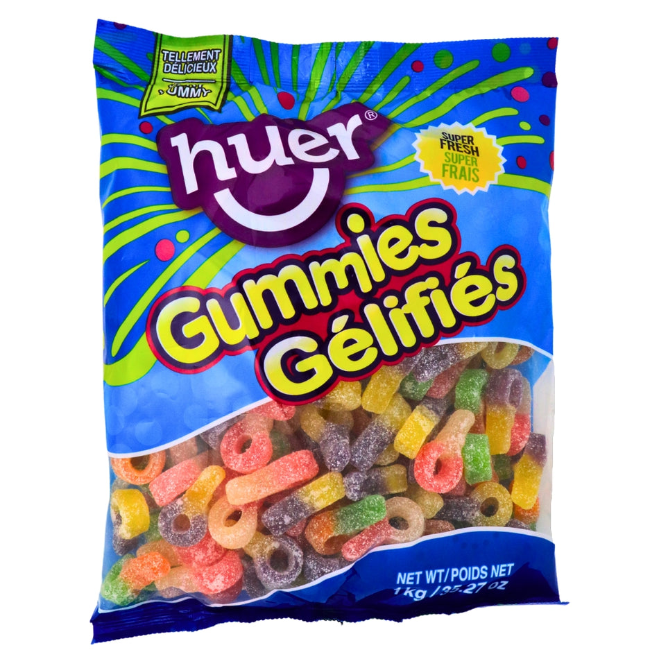 Huer Mini Sour Suckers - 1kg