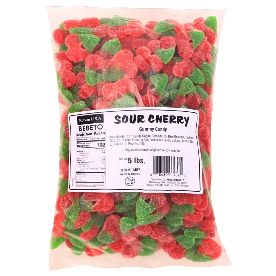 Kervan Sour Cherries - 5lb Nutrition Facts Ingredients