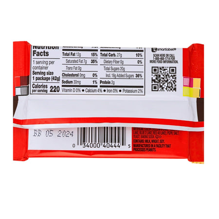 Kit Kat Churro - 1.5oz Nutrition Facts Ingredients