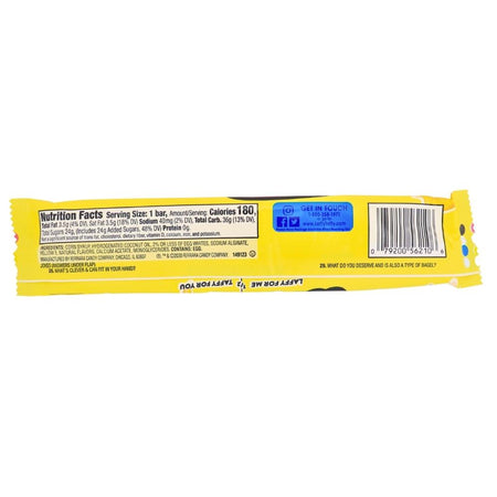 Laffy Taffy Banana Candy - 1.5 oz. Nutrition Facts Ingredients