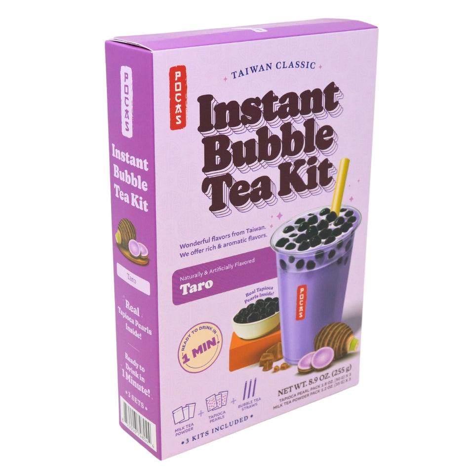 Pocas DIY Bubble Tea Kit Taro 3 Pack -  9oz