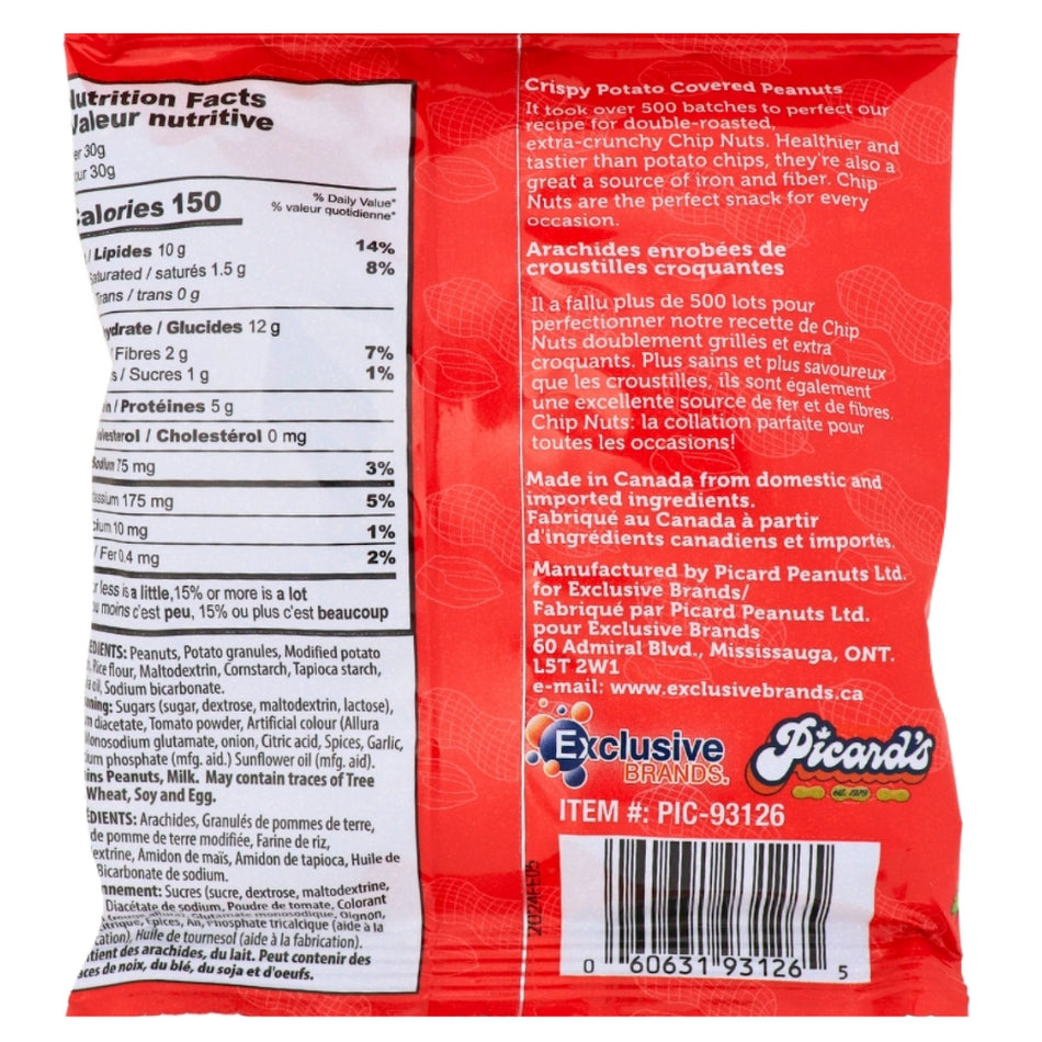 Pzazz Crunchy Nuts Ketchup - 80g Nutrition Facts Ingredients