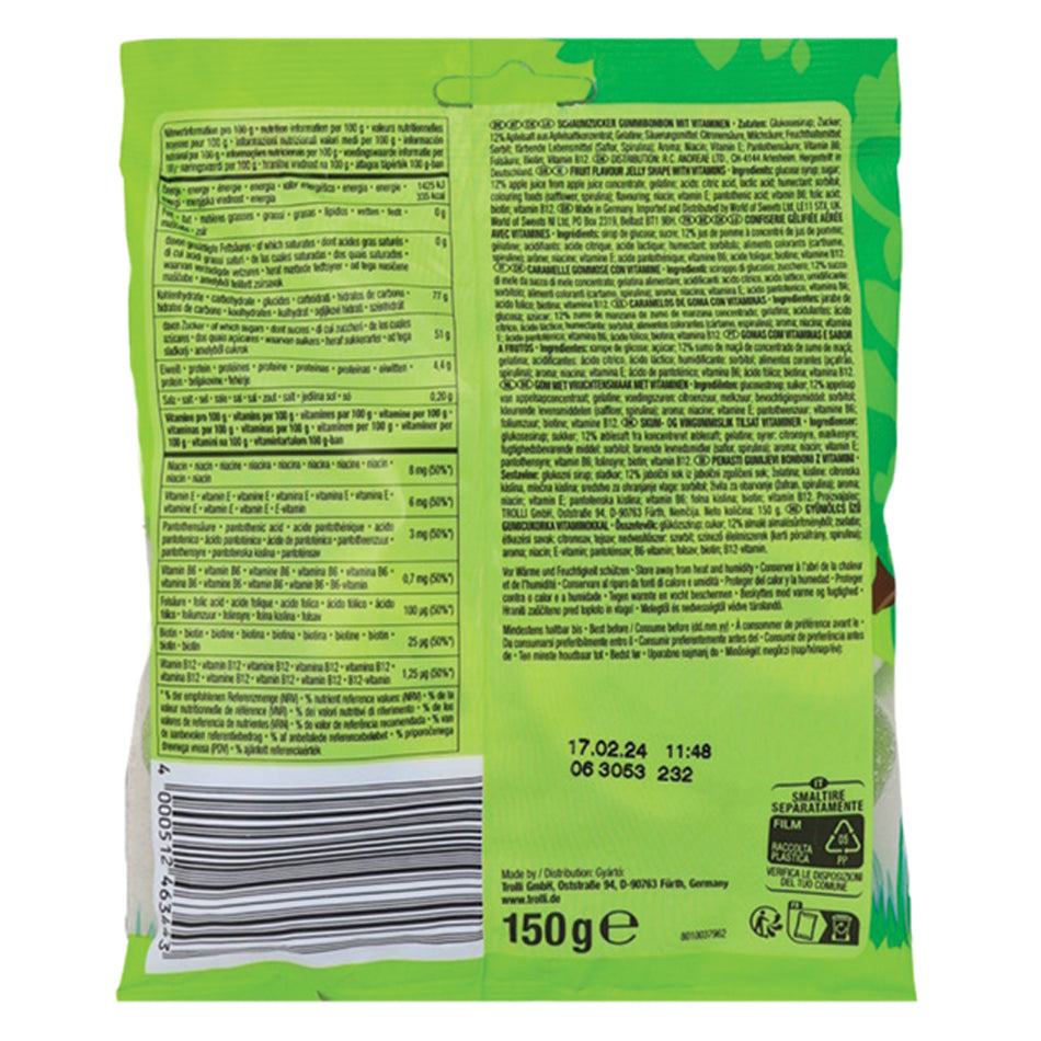 Trolli Applie Rings - 150g (Germany) Nutrition Facts Ingredients