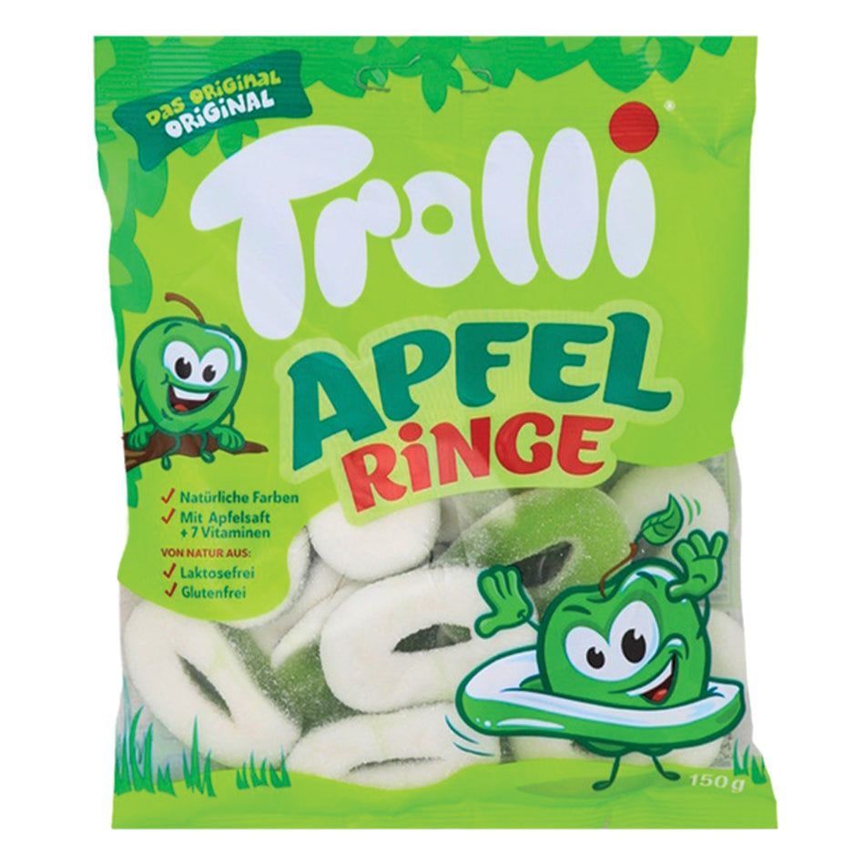 Trolli Applie Rings - 150g (Germany)