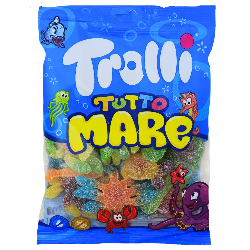 Trolli Tutto Mare - 175g (Italy)-Gummy Octopus - Sour Candy