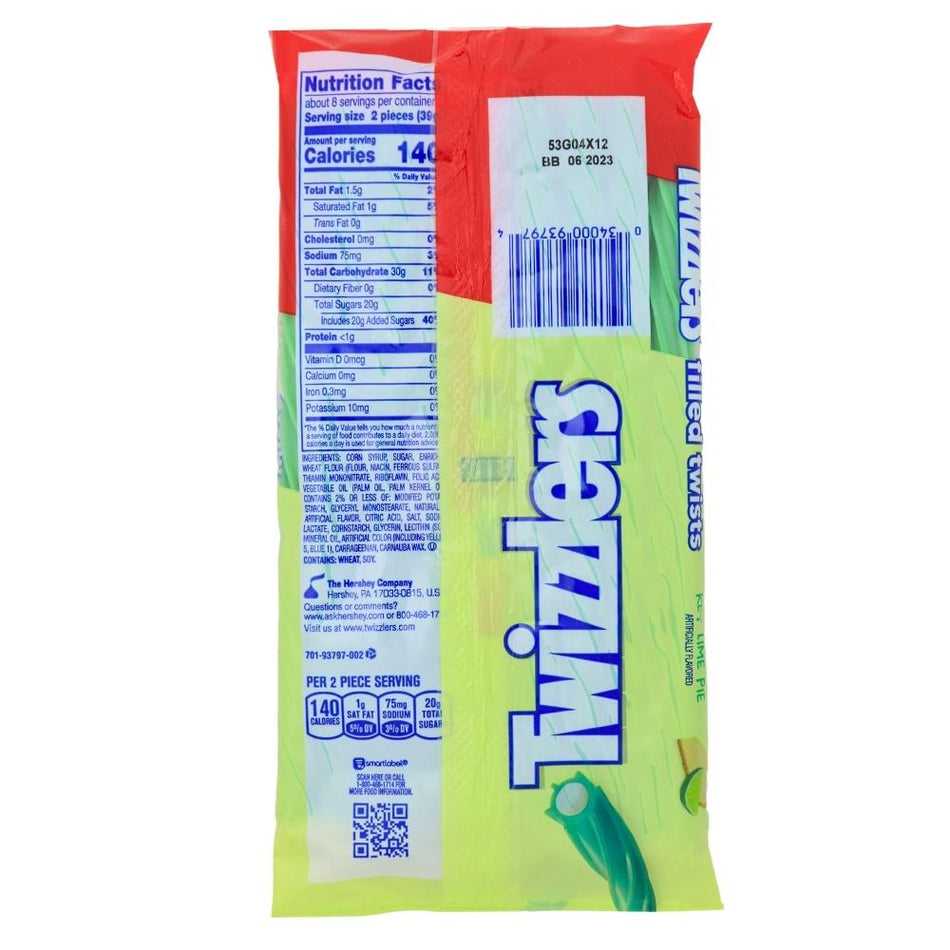 Twizzlers Key Lime Pie - 11oz Nutrition Facts Ingredients, Twizzlers Key Lime Pie, Tropical Twist, Creamy Tangy Sweetness, Fun-to-Eat Twist, Candy Paradise, Zesty Lime Flavor, Sweet Nostalgia, Whimsical Twist, Key Lime Pie Candy, Chewy Delight, twizzler, twizzlers, twizzlers licorice, twizzler licorice, twizzlers candy, twizzler candy