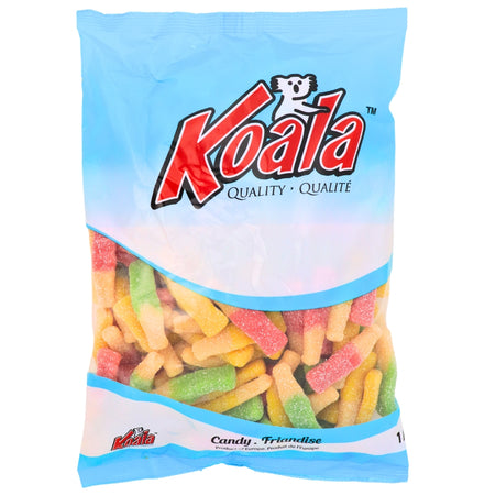 Koala Sour Citrus Bottles Candies-1 kg, Koala Sour Citrus Bottles Candies, Zesty Treats, Tangy Flavor, Citrus Sensation, Fun-Sized Delights, Sour Candy, Pucker-Up Goodness