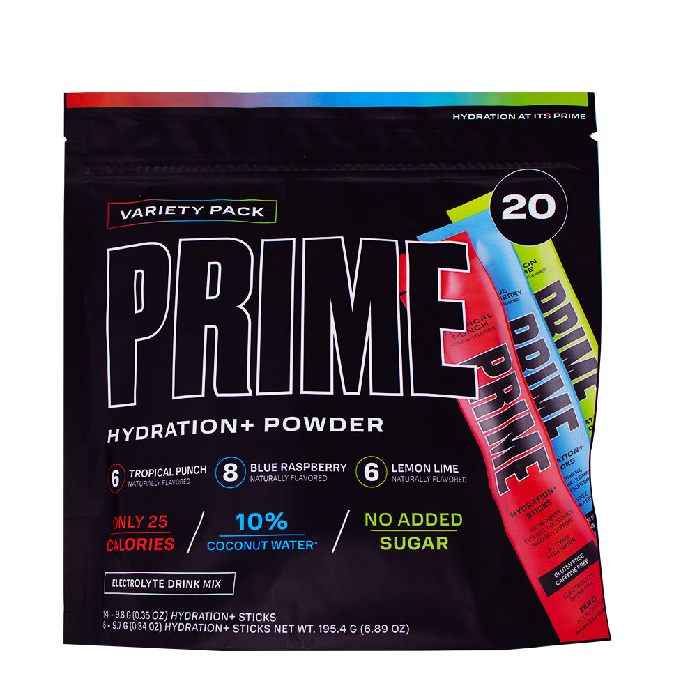 Prime Hydration Powder Sticks 20ct - 195.4g