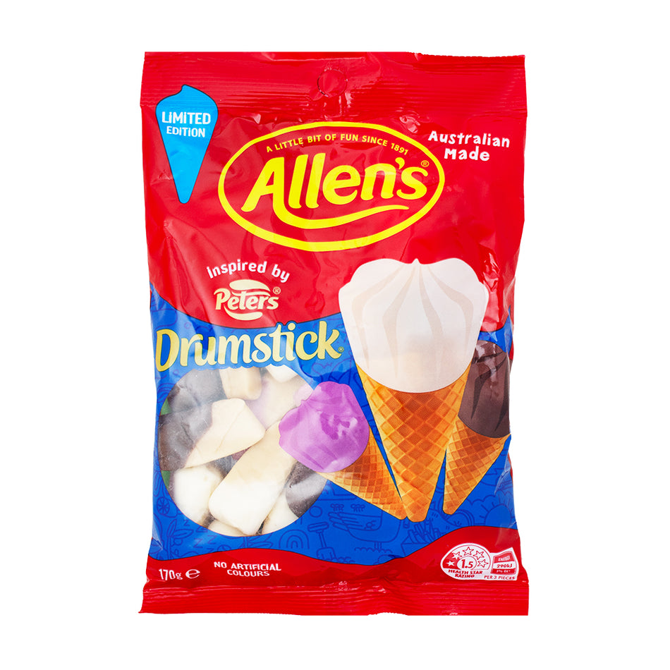 Allen's Drumstick Ice Cream Gummies (Aus) - 170g