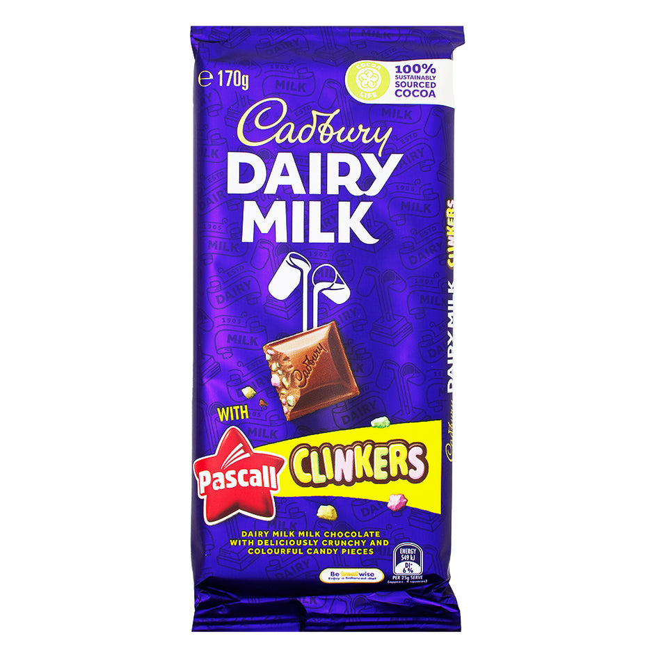 Cadbury Dairy Milk Clinkers (Aus) - 170g