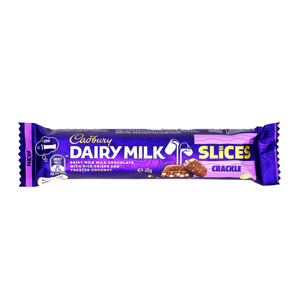 Cadbury Dairy Milk Slices Crackle (Aus) - 45g