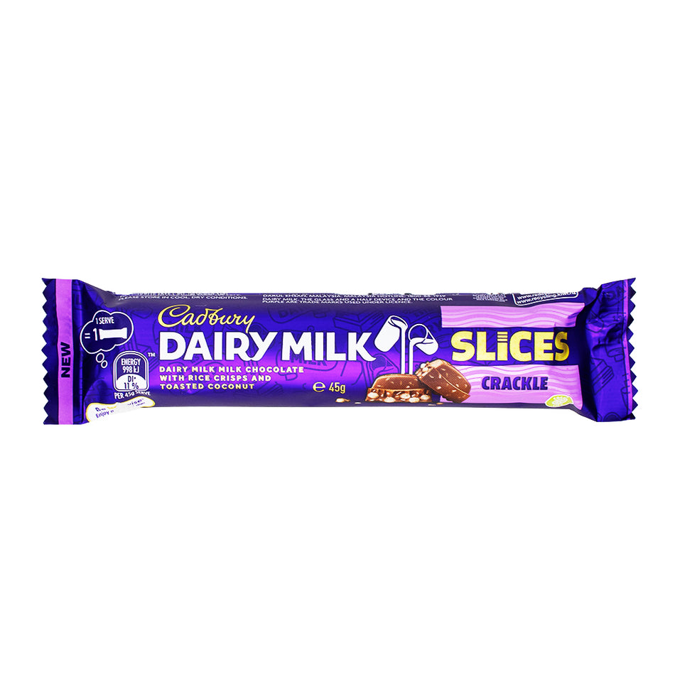 Cadbury Dairy Milk Slices Crackle (Aus) - 45g