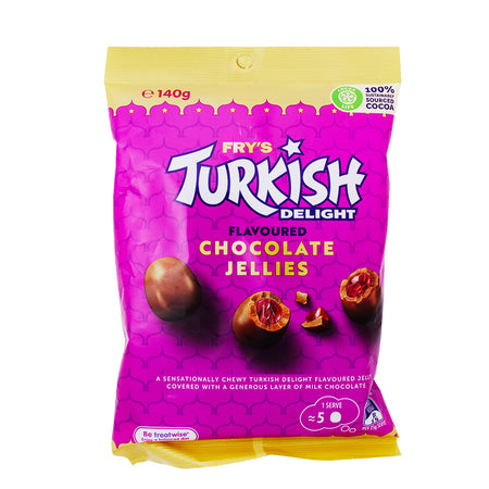 Fry's Turkish Delight Chocolate Jellies (Aus) - 140g