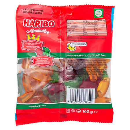 Haribo Almdudler Lemonade - 160g Nutrition Facts Ingredients