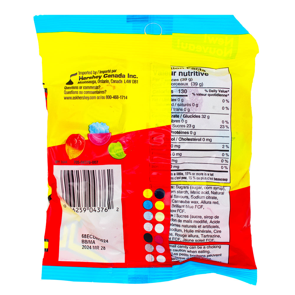 Jolly Rancher Misfits Gummies Candy - 182 g Nutrition Facts Ingredients