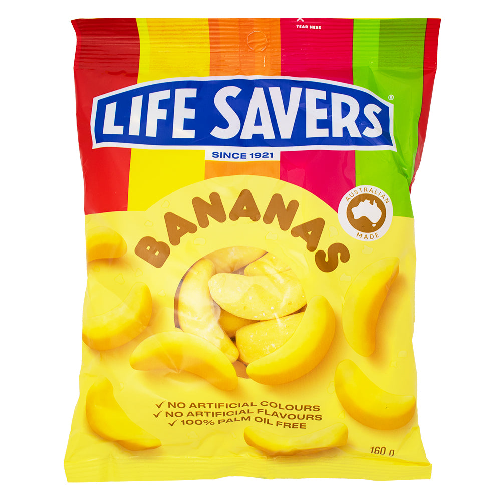 Lifesavers Bananas (Aus) - 160g