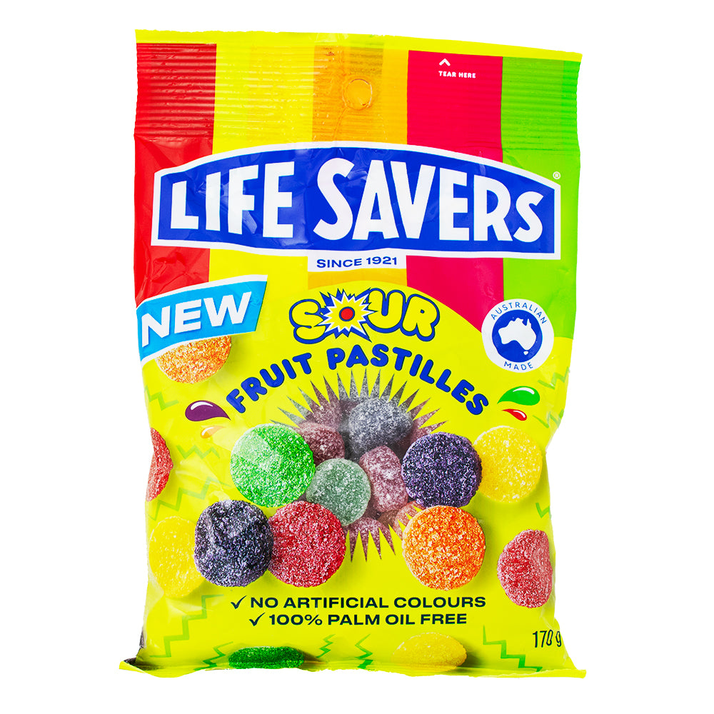 Lifesavers Sour Fruit Bastilles (Aus) - 170g