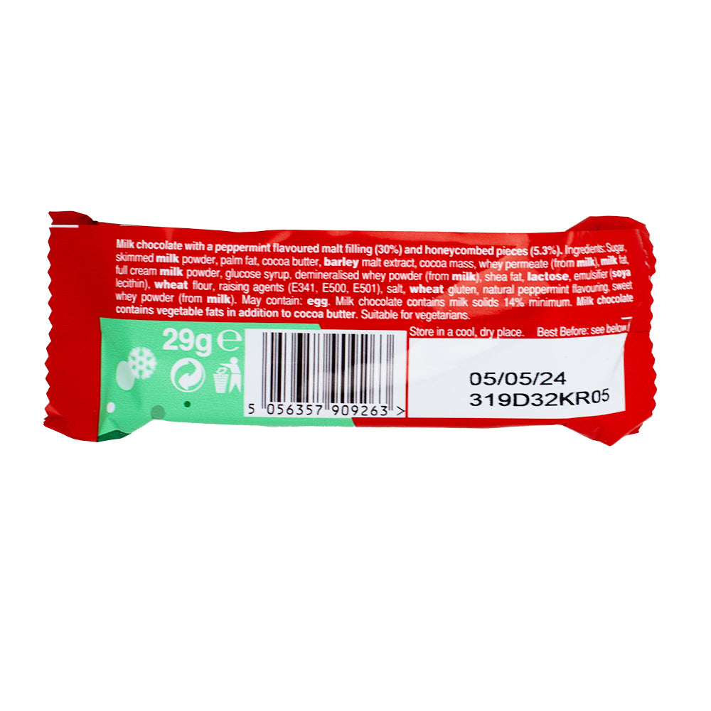 Maltesers Reindeer Mint Single - 29g Nutrition Facts Ingredients