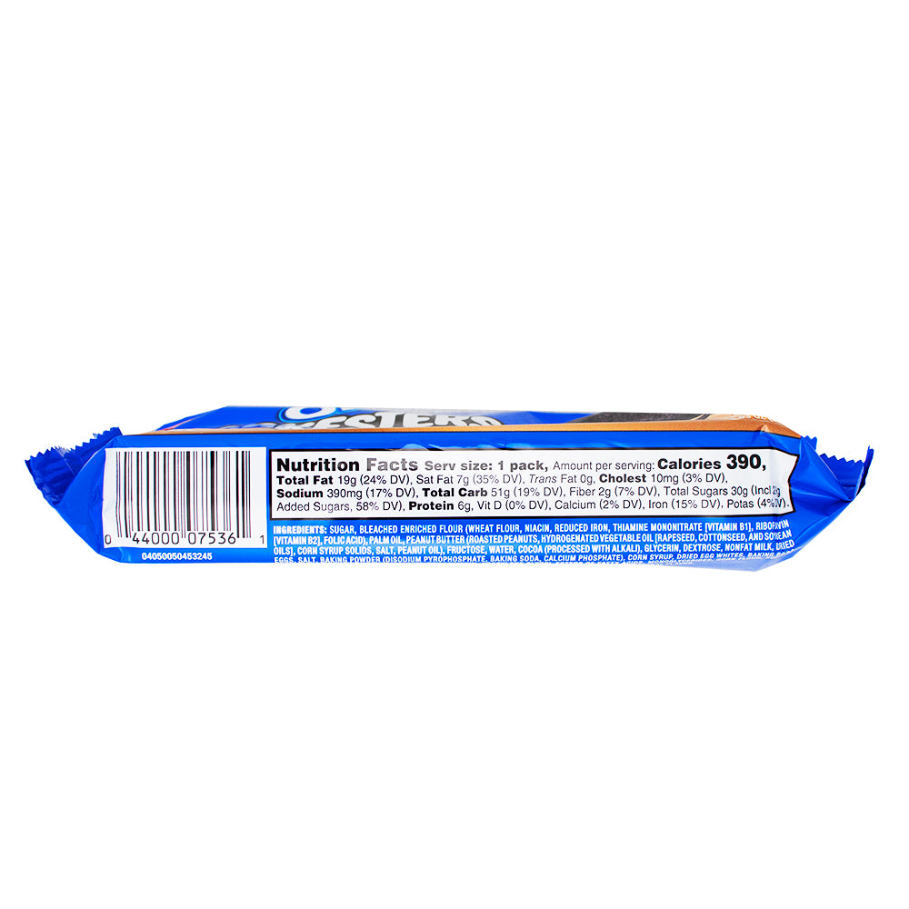 Oreo Cakesters Peanut Butter Creme - 3.03oz Nutrition Facts Ingredients-Oreo Cakesters-peanut butter oreos