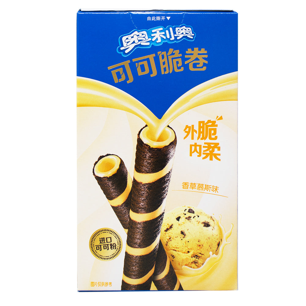 Oreo Cocoa Crisp Rolls Vanilla Mousse (China) - 50g