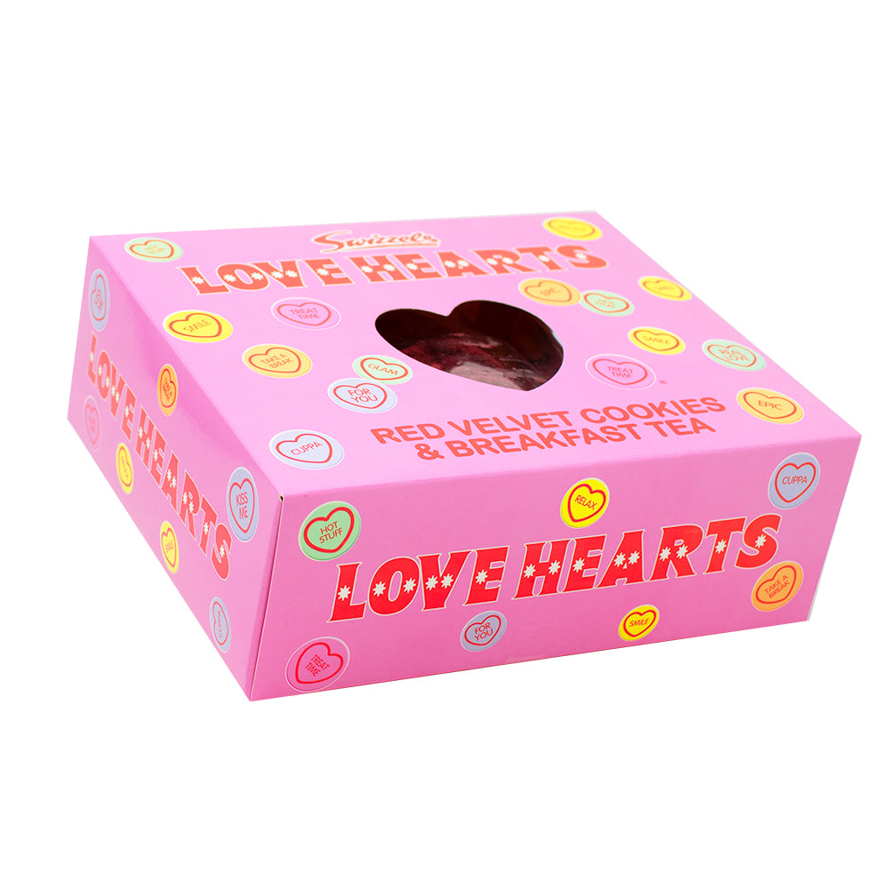 Swizzels Love Hearts Red Velvet Cookies Tea Set - 400g