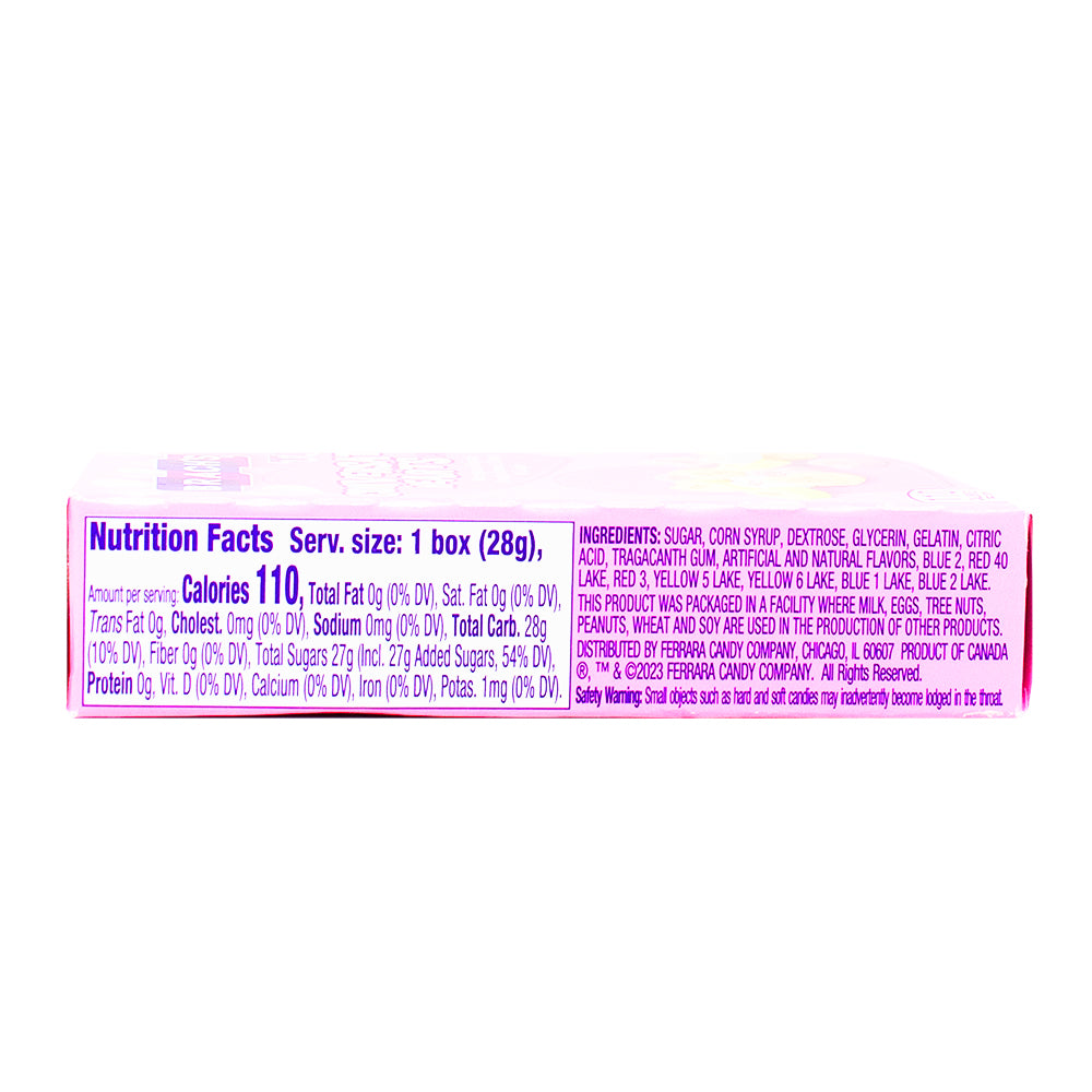 Brach's Tiny Conversation Hearts - 1oz Nutrition Facts Ingredients-Conversation hearts-Candy hearts-Valentine's Day candy