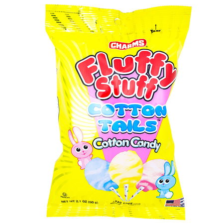 Charms Fluffy Stuff Cotton Tails Cotton Candy - 2.1oz