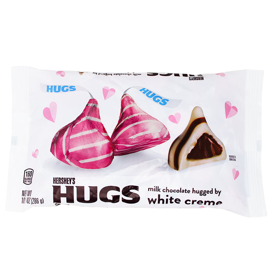 Hershey's Hugs Milk Chocolate Hugged By White Creme - 10.1oz