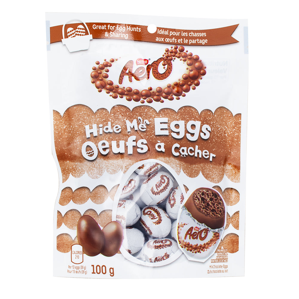 Nestle Aero Hide Me Eggs - 100g - Chocolate Eggs - Easter Candy