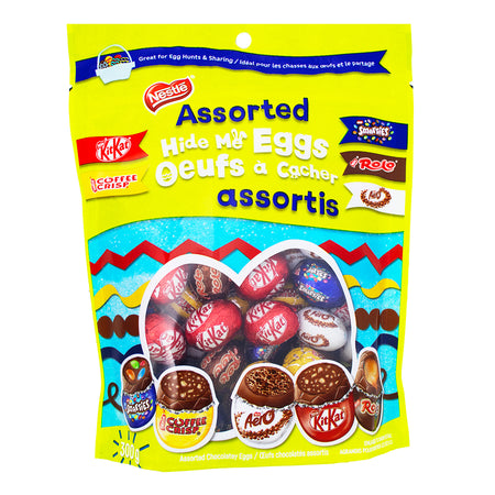 Nestle Assorted Hide Me Eggs - 300 g - Chocolate Eggs - Easter Candy