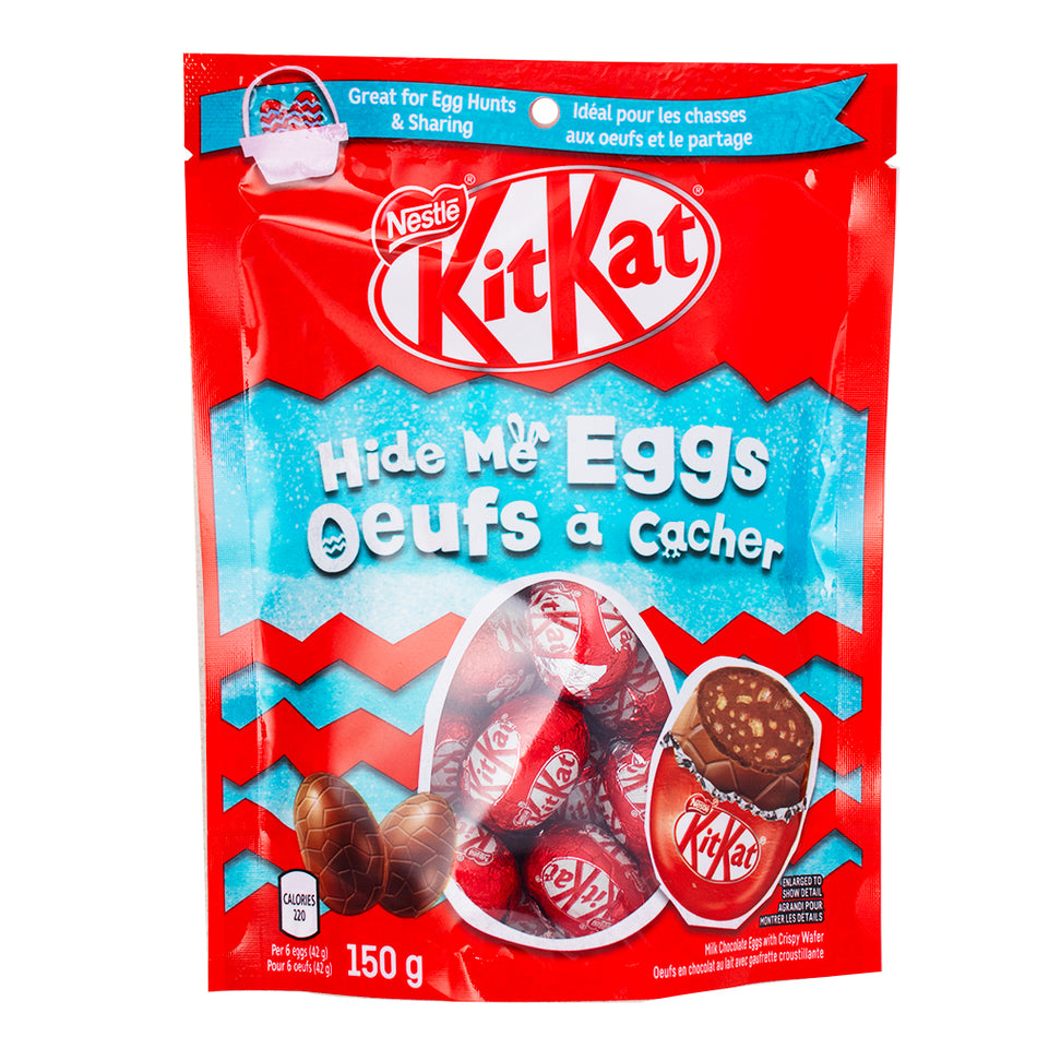 Nestle Kit Kat Hide Me Eggs - 150g - Chocolate Eggs - Easter Candy